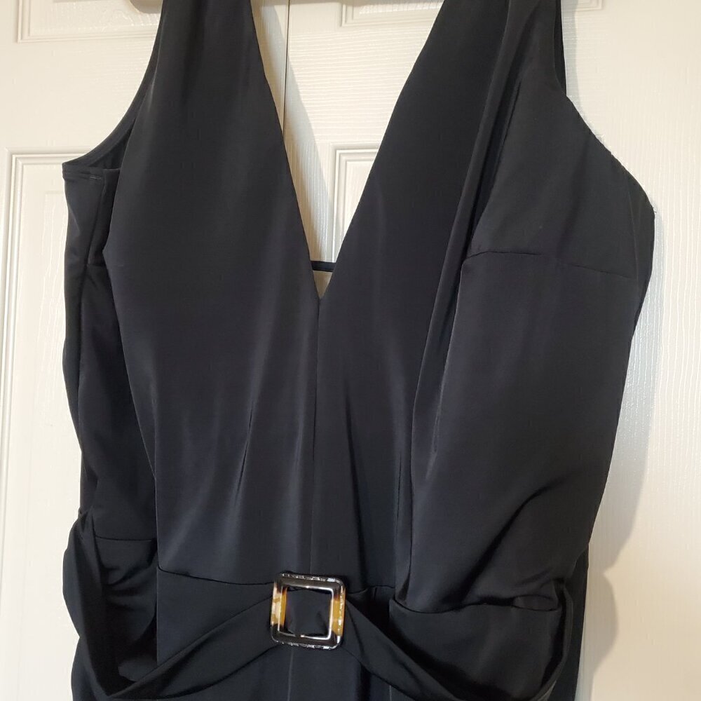 NWOT Cacique Black One Piece Swimsuit Size 36 - Picture 3 of 9